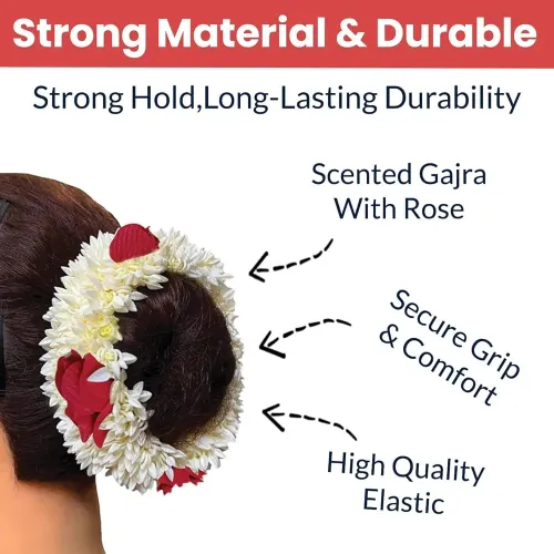 Artificial Scented Flower Gajra For Women